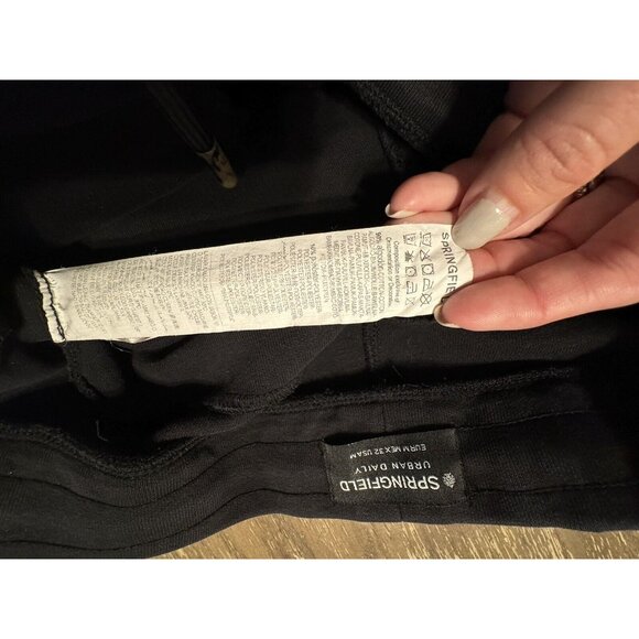 Springfield Urban Daily Men's Medium Jogger Zip Pockets Cotton Blend Black - Picture 5 of 9